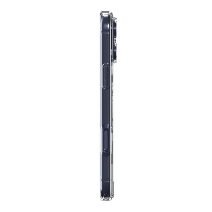 Etui Spigen Ultra Hybrid MagSafe na iPhone 17 Pro Max - przezroczysto-szare