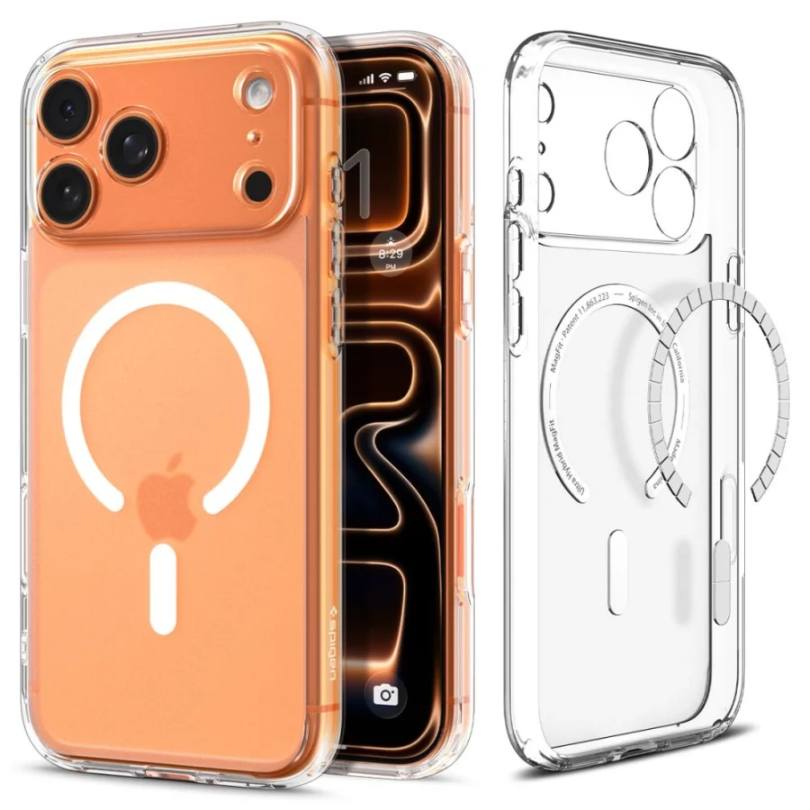 Etui Spigen Ultra Hybrid MagSafe na iPhone 17 Pro Max - białe