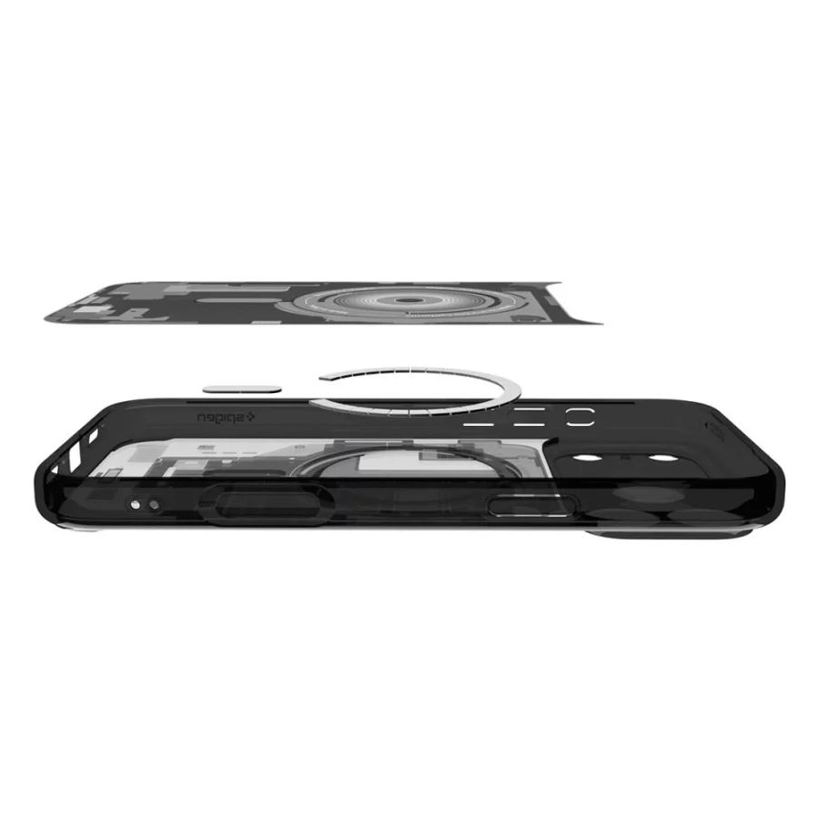 Etui Spigen Ultra Hybrid MagSafe na iPhone 17 Pro Zero One - czarne