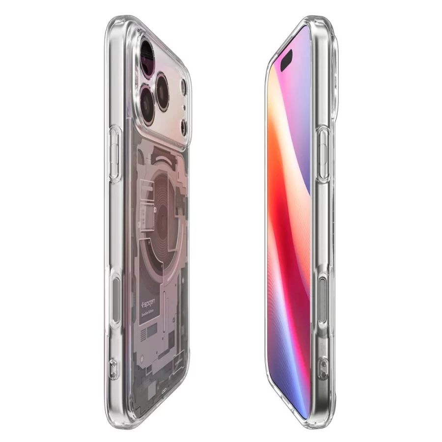 Etui Spigen Ultra Hybrid MagSafe na iPhone 17 Pro Zero One - tytanowe