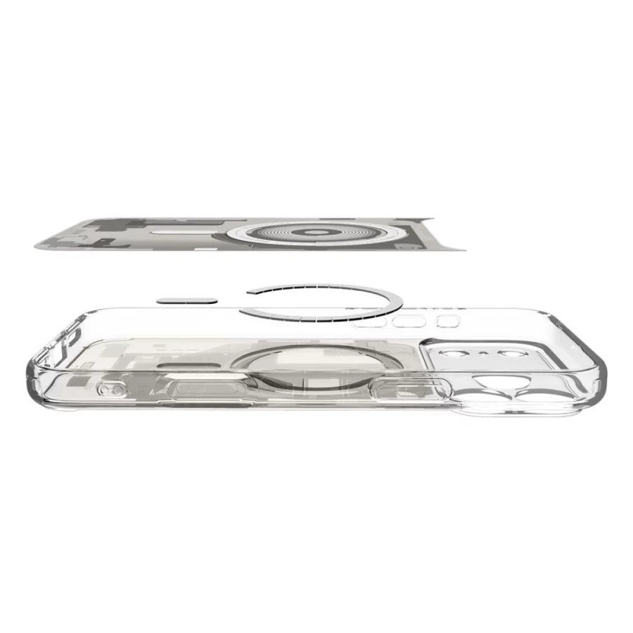 Etui Spigen Ultra Hybrid MagSafe na iPhone 17 Pro Zero One - tytanowe
