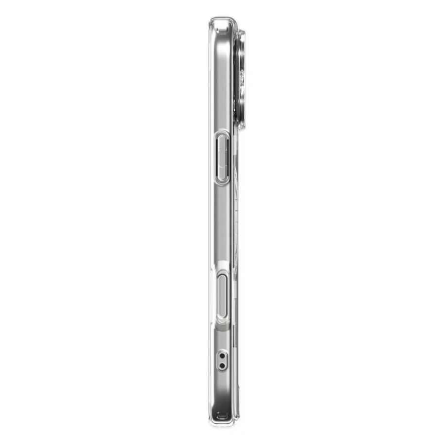 Etui Spigen Ultra Hybrid MagSafe na iPhone 17 Pro Zero One - białe