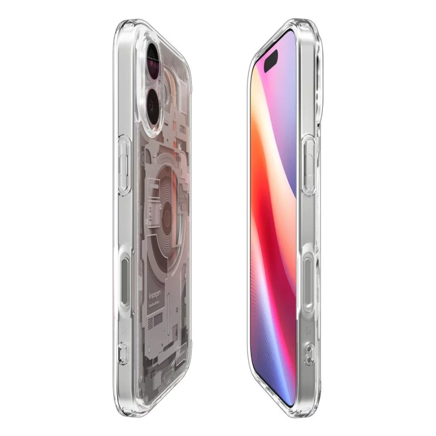 Etui Spigen Ultra Hybrid MagSafe na iPhone 17 Zero One - tytanowe