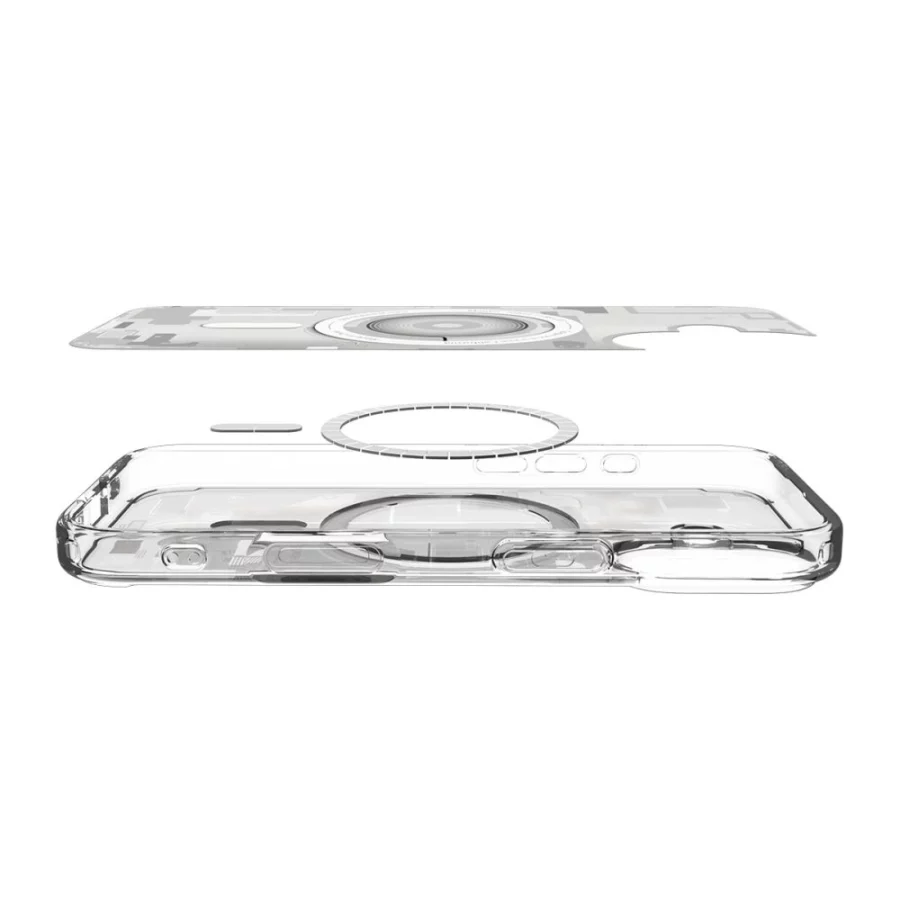 Etui Spigen Ultra Hybrid MagSafe na iPhone 17 Zero One - białe
