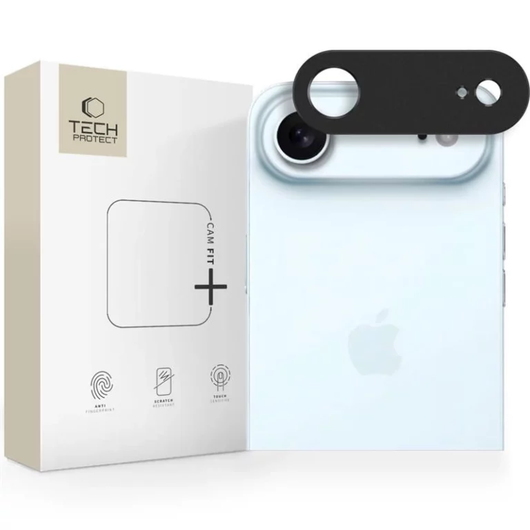 Osłona apartu Tech-Protect Camalloy Fit+ na iPhone 17 Air - czarna