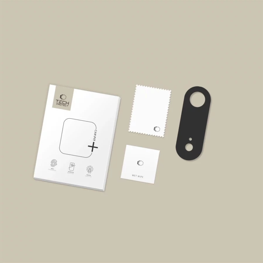Osłona apartu Tech-Protect Camalloy Fit+ na iPhone 17 Air - czarna