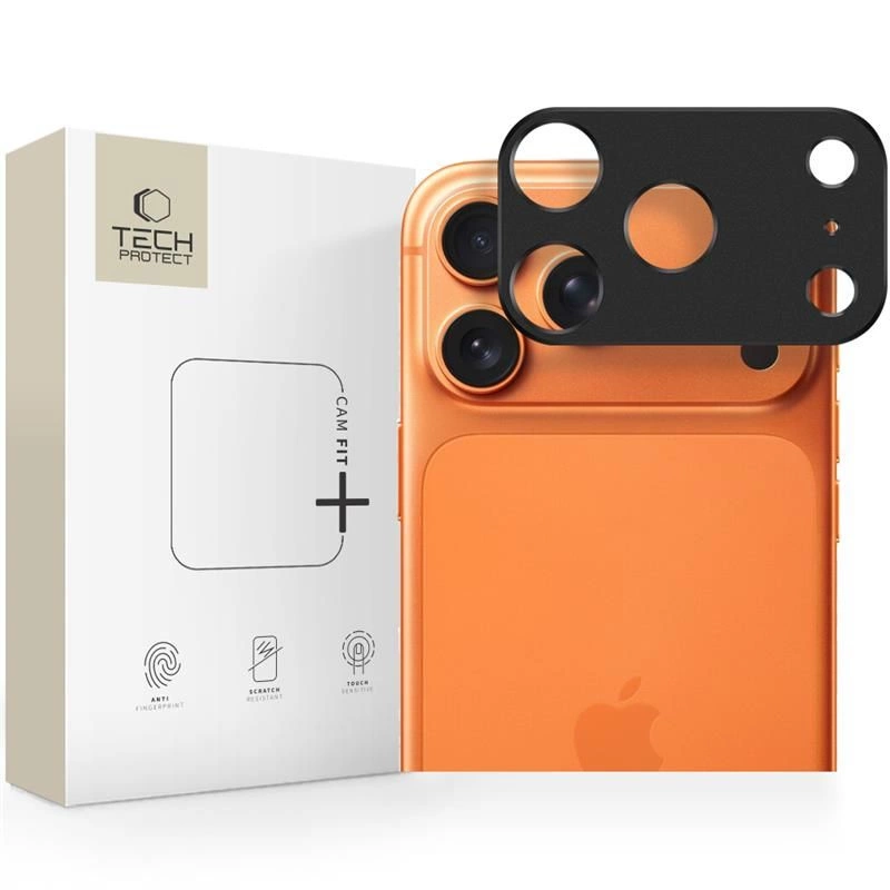 Osłona apartu Tech-Protect Camalloy Fit+ na iPhone 17 Pro - czarna