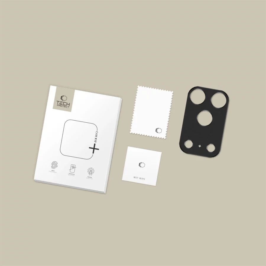 Osłona apartu Tech-Protect Camalloy Fit+ na iPhone 17 Pro - czarna