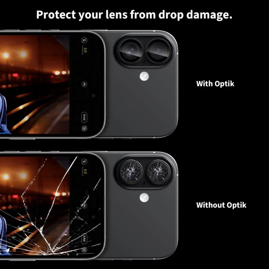 Osłona aparatu Tech-Protect Camring Fit+ na iPhone 17 - przezroczysta
