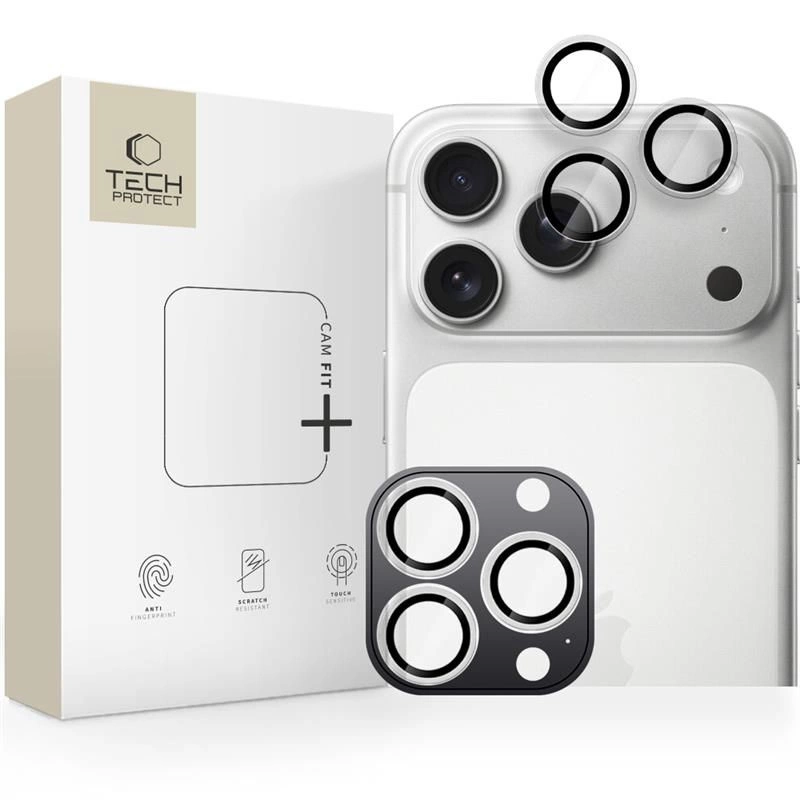 Osłona aparatu Tech-Protect Camring Fit+ na iPhone 14 Pro / Max / 15 Pro / Max / 16 Pro / Max / 17 Pro / Max - przezroczysta