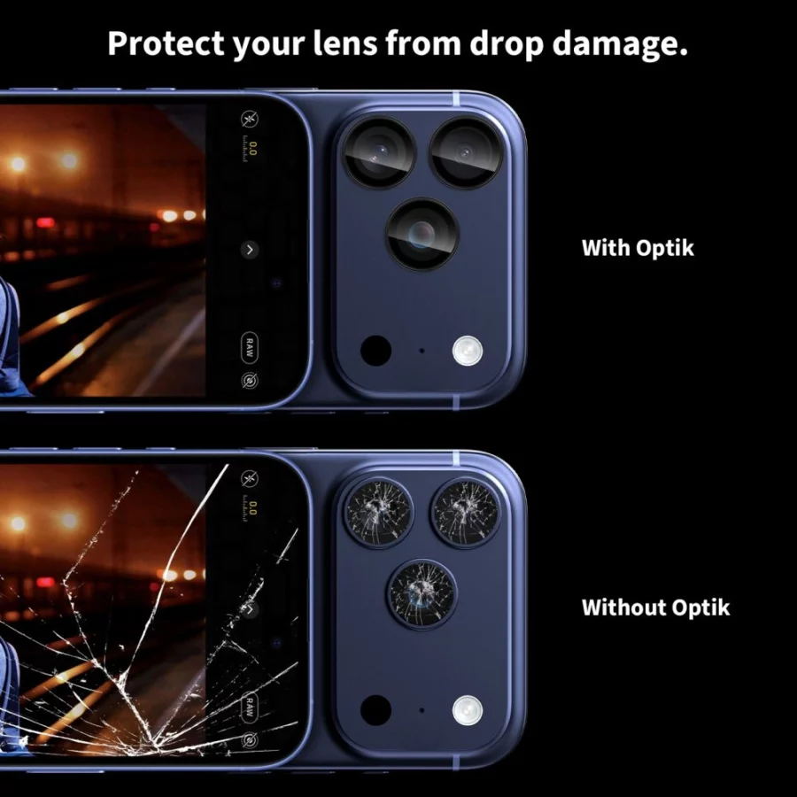 Osłona aparatu Tech-Protect Camring Fit+ na iPhone 14 Pro / Max / 15 Pro / Max / 16 Pro / Max / 17 Pro / Max - przezroczysta