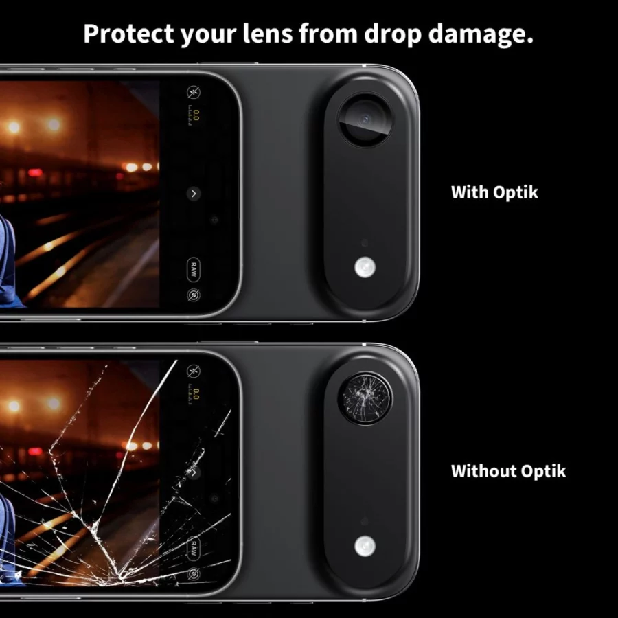 Osłona aparatu Tech-Protect Camring Fit+ na iPhone 17 Air - czarna