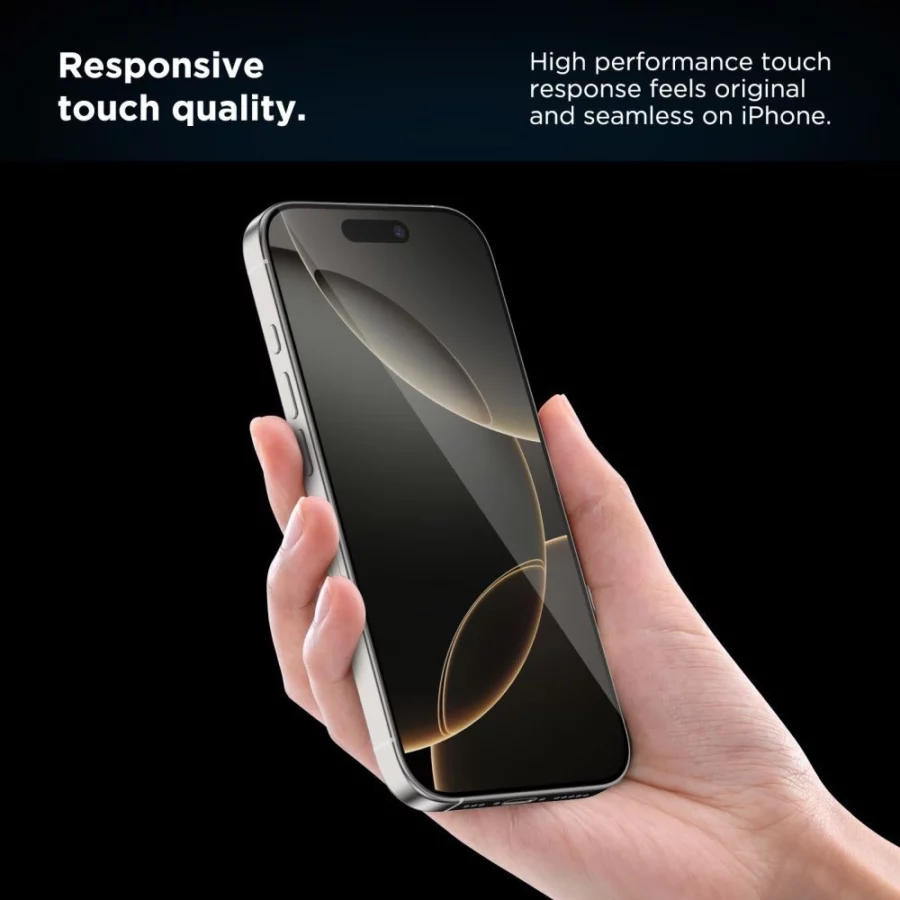 Szkło hartowane Tech-Protect Quick Set+ 2-pack na iPhone 17 Pro - czarne