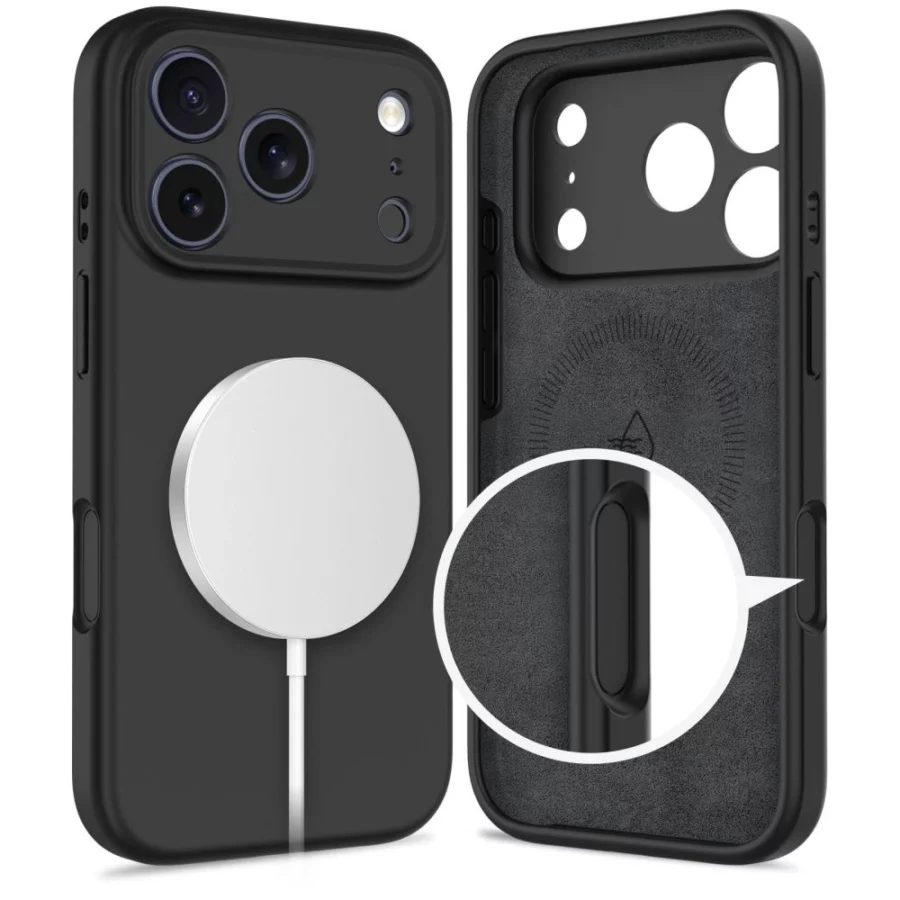 Etui Tech-Protect BasicMag MagSafe na iPhone 17 Pro Max - czarny mat