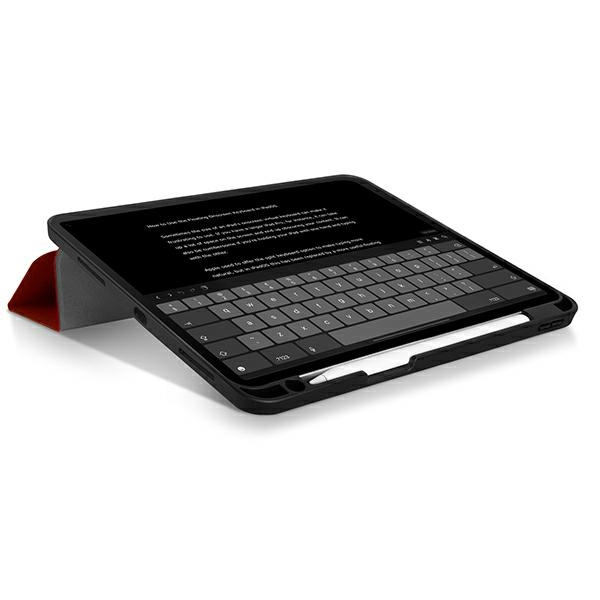 UNIQ etui Transforma Rigor iPad Air      10,9" (2020) czerwony/coral red Antimicrobial