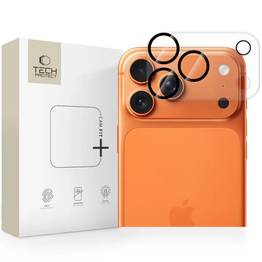 Osłona aparatu Tech-Protect Cam Fit+ na iPhone 17 Pro Max - przezroczysta