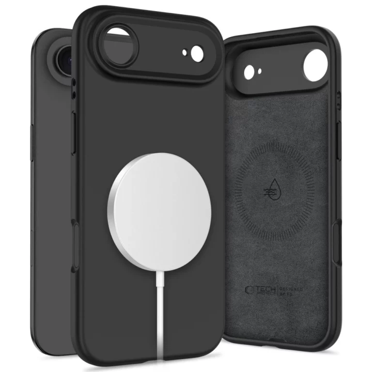 Etui Tech-Protect Silicone MagSafe na iPhone 17 Air - czarne
