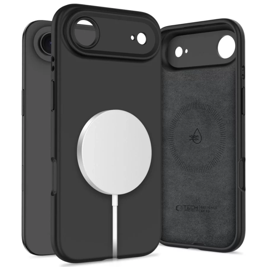 Etui Tech-Protect Silicone MagSafe na iPhone 17 Air - czarne
