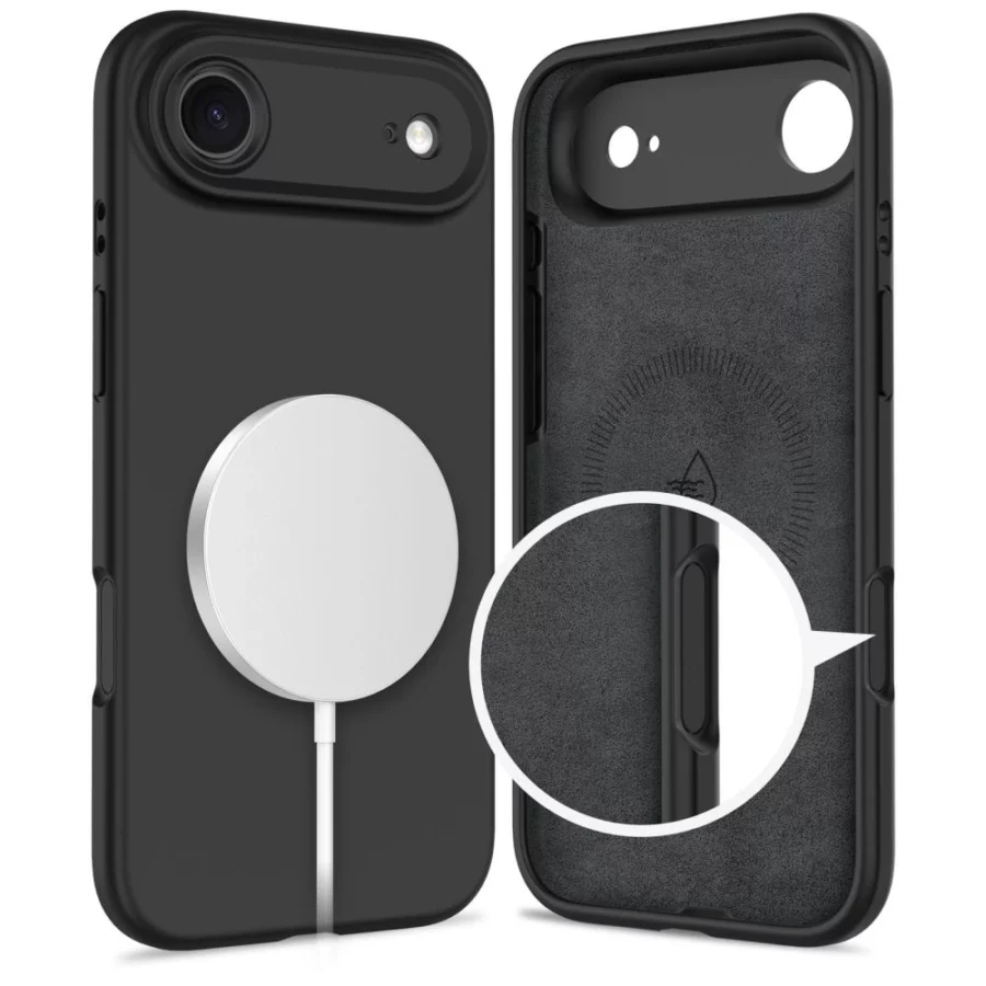 Etui Tech-Protect Silicone MagSafe na iPhone 17 Air - czarne