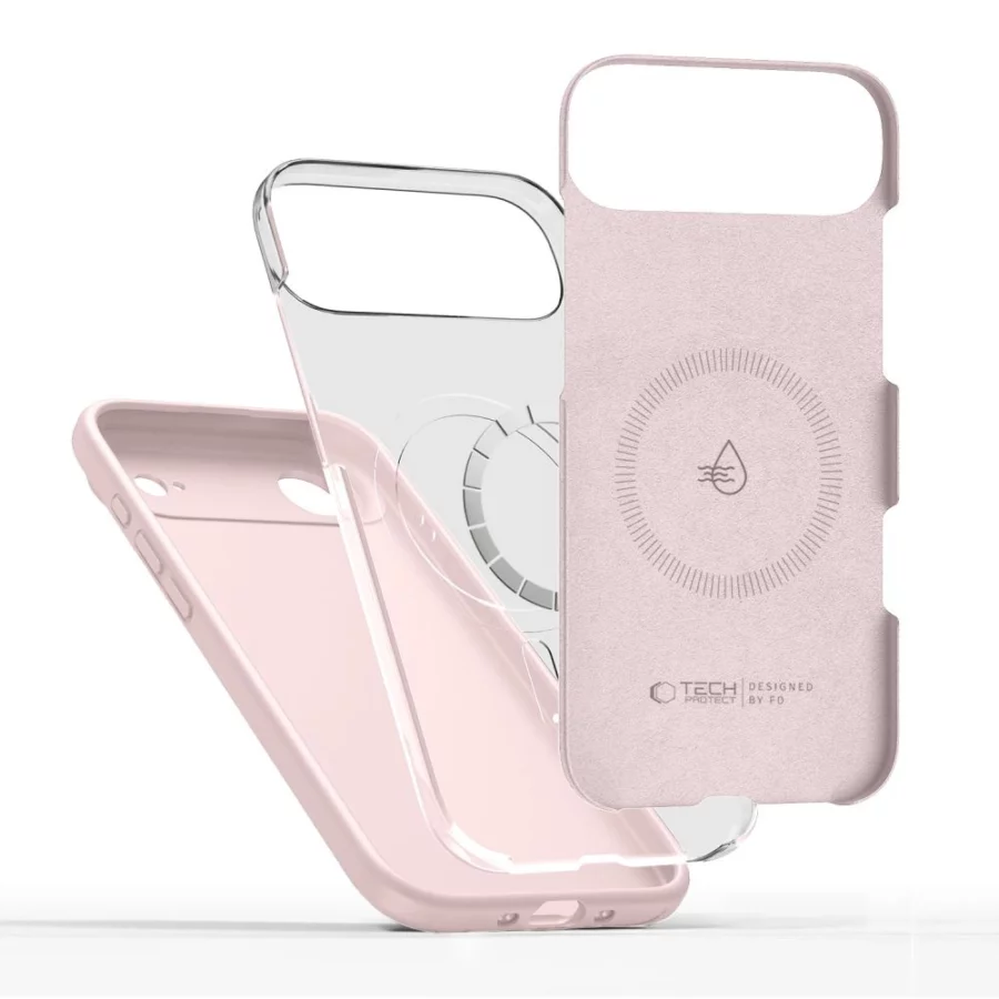 Etui Tech-Protect Silicone MagSafe na iPhone 17 Air - różowe
