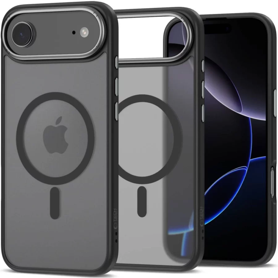 Etui Tech-Protect MagEdge MagSafe na iPhone 17 Air - czarny mat