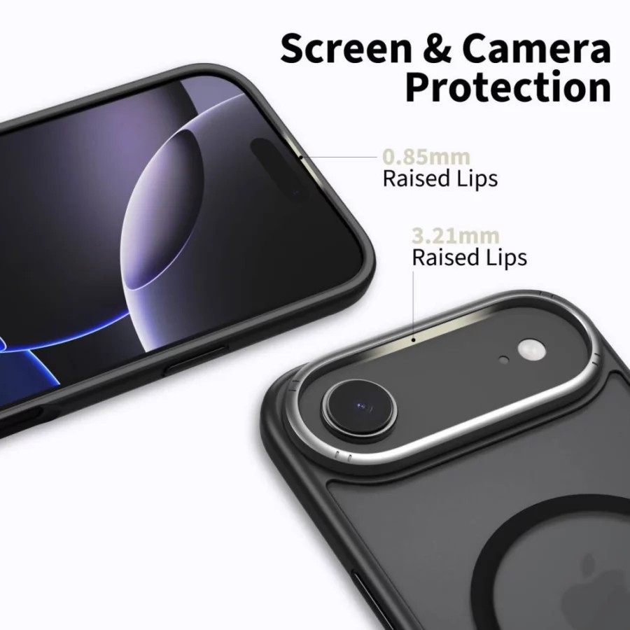 Etui Tech-Protect MagEdge MagSafe na iPhone 17 Air - czarny mat