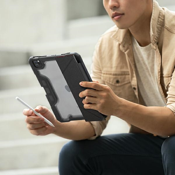 UNIQ etui Trexa iPad 10.2" 2021/2020/2019 Antimicrobial czerwony/red