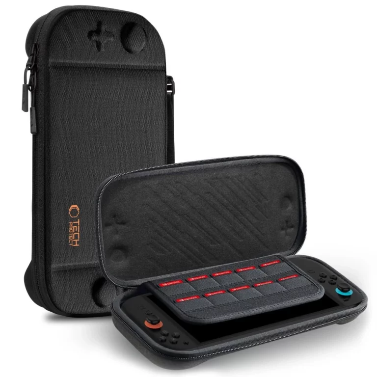 Etui Tech-Protect Slim Pouch na Nintendo Switch 2 - czarne