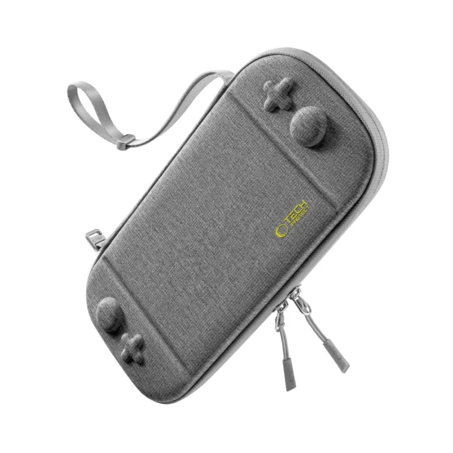 Etui Tech-Protect Slim Pouch na Nintendo Switch 2 - szare