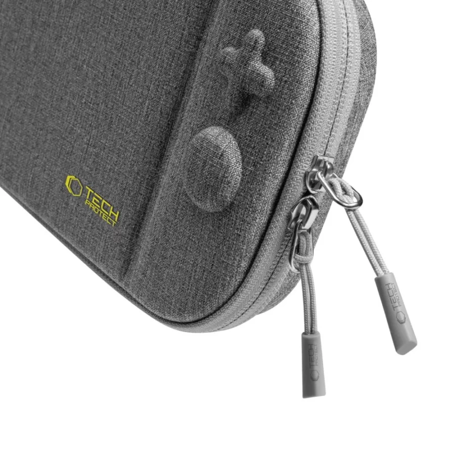 Etui Tech-Protect Slim Pouch na Nintendo Switch 2 - szare