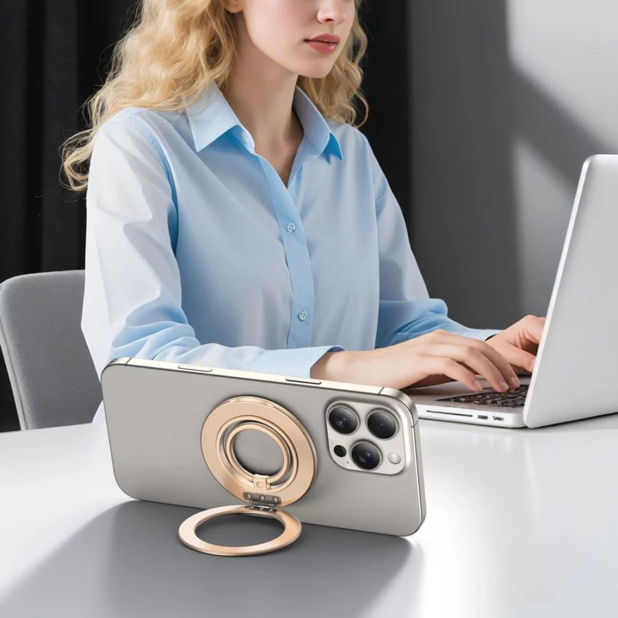 Uchwyt Tech-Protect MMR600 Magsafe Phone Ring - złoty