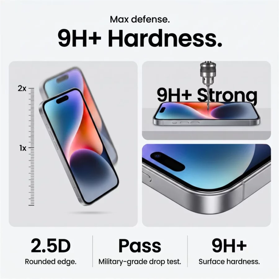 Szkło hartowane Tech-Protect Glass Fit+ 2-pack na Samsung Galaxy A16 4G / 5G / A26 5G / A17 4G / 5G - czarne