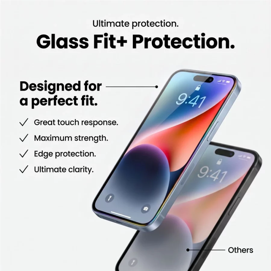 Szkło hartowane Tech-Protect Glass Fit+ 2-pack na Samsung Galaxy A16 4G / 5G / A26 5G / A17 4G / 5G - czarne