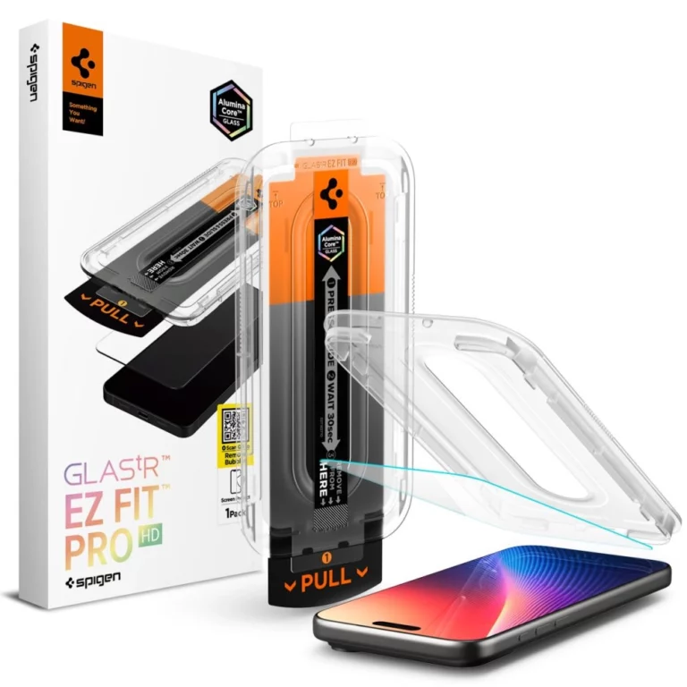 Szkło hartowane Spigen Glas.TR EZ Fit Pro na iPhone 16 Pro Max / 17 Pro Max