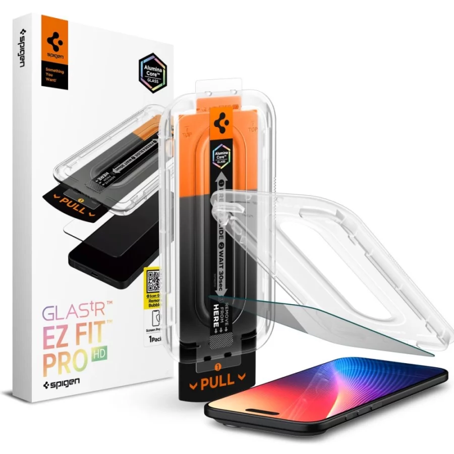 Szkło prywatyzujące Spigen Glas.TR EZ Fit na iPhone 17 Air