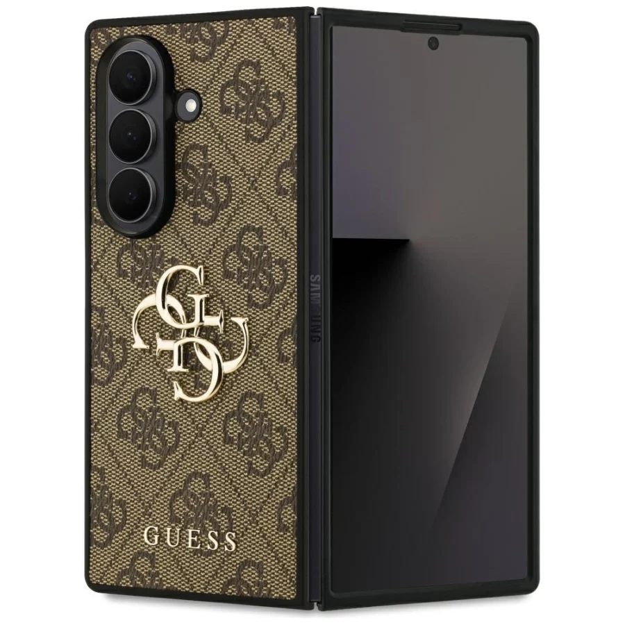 Etui Guess Big 4G Logo Classic Logo do Samsung Galaxy Z Fold7 - brązowe