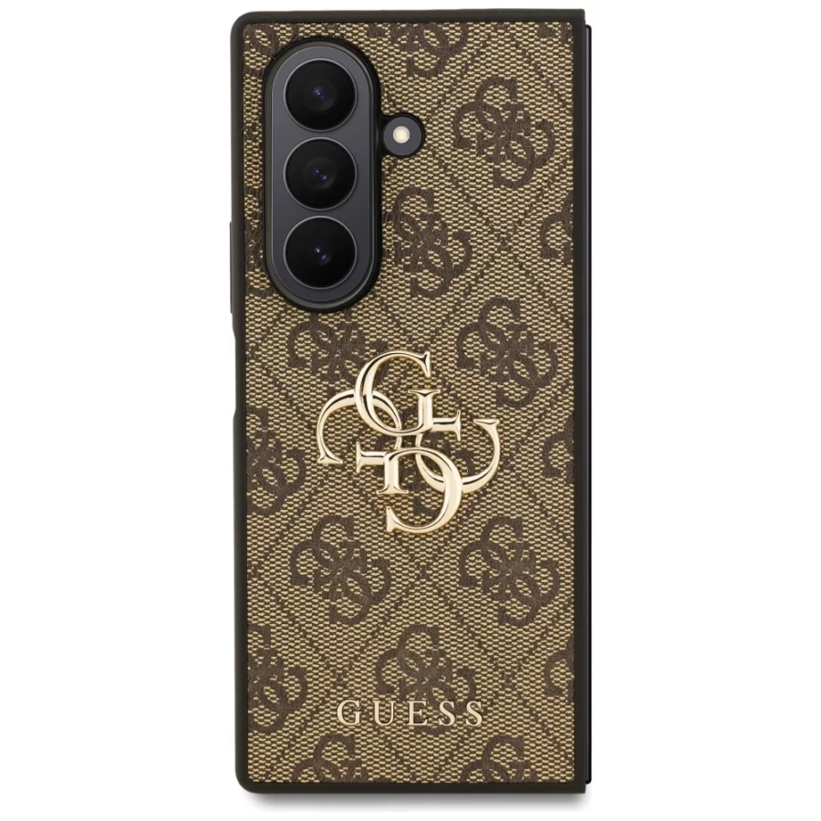 Etui Guess Big 4G Logo Classic Logo do Samsung Galaxy Z Fold7 - brązowe