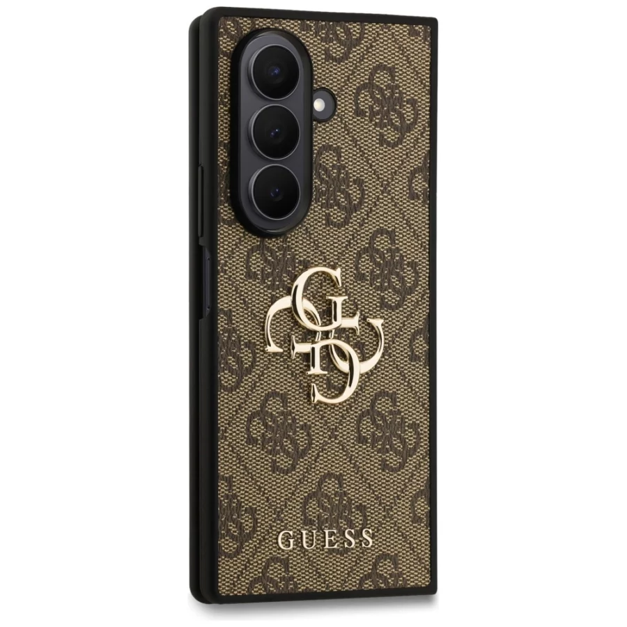 Etui Guess Big 4G Logo Classic Logo do Samsung Galaxy Z Fold7 - brązowe