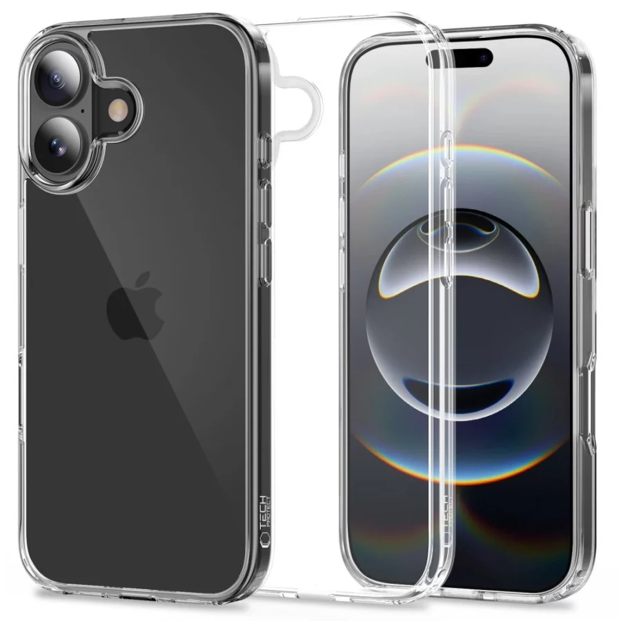 Etui Tech-Protect FlexAir Hybrid na iPhone 17 - przezroczyste