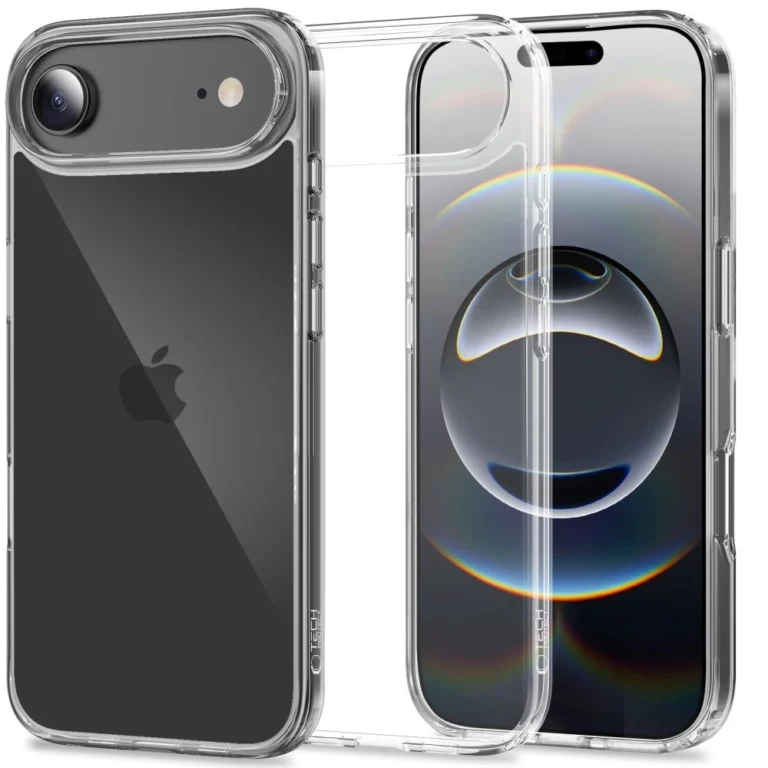 Etui Tech-Protect FlexAir Hybrid na iPhone 17 Air - przezroczyste