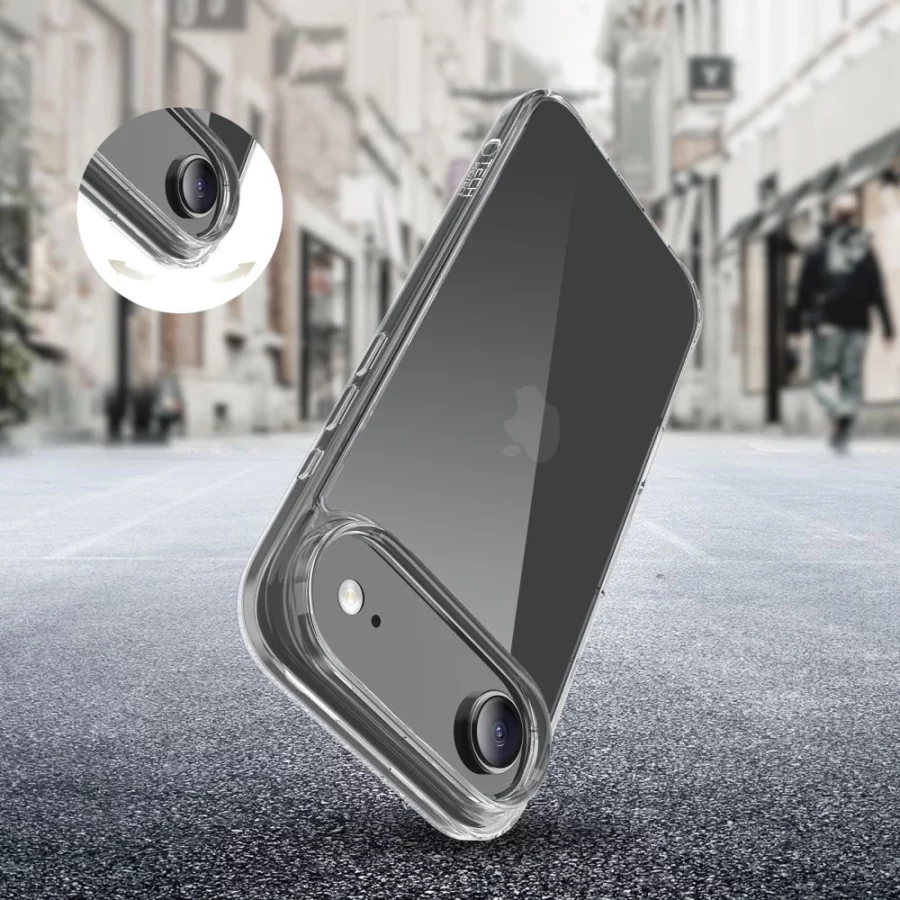Etui Tech-Protect FlexAir Hybrid na iPhone 17 Air - przezroczyste