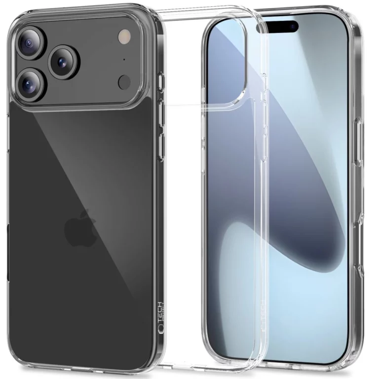 Etui Tech-Protect FlexAir Hybrid na iPhone 17 Pro - przezroczyste