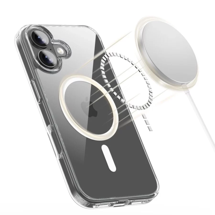 Etui Tech-Protect FlexAir Hybrid MagSafe na iPhone 17 - przezroczyste