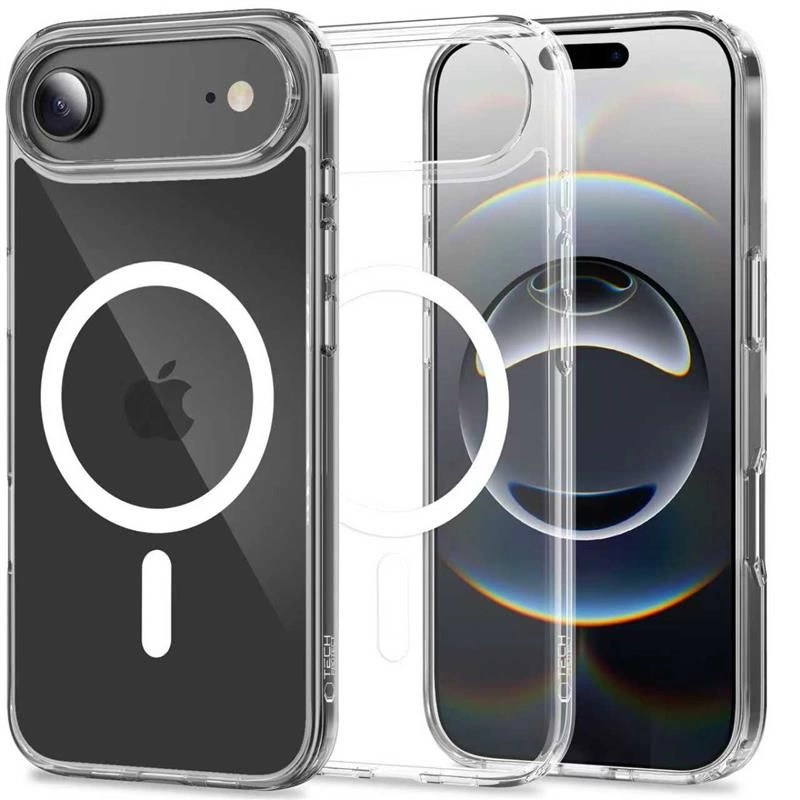 Etui Tech-Protect FlexAir Hybrid MagSafe na iPhone 17 Air - przezroczyste
