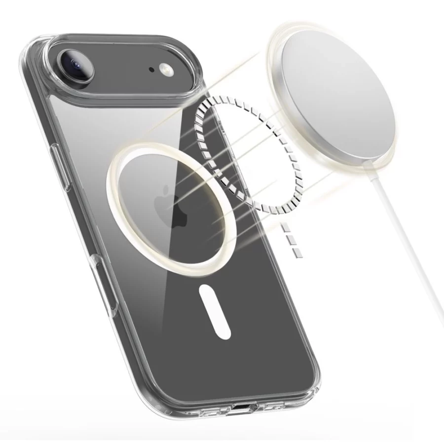 Etui Tech-Protect FlexAir Hybrid MagSafe na iPhone 17 Air - przezroczyste