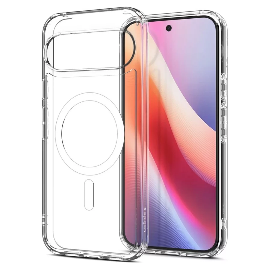 Etui Spigen Ultra Hybrid Mag MagSafe na Google Pixel 10 / 10 Pro - przezroczysto-białe
