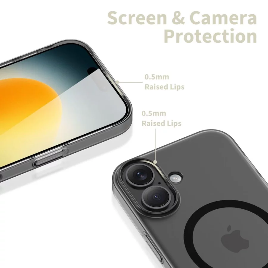 Etui Tech-Protect MagSlim MagSafe na iPhone 17 - czarny mat
