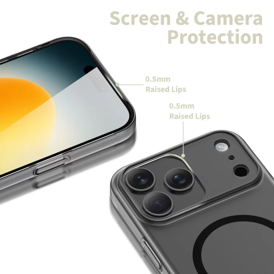 Etui Tech-Protect MagSlim MagSafe na iPhone 17 Pro Max - czarny mat