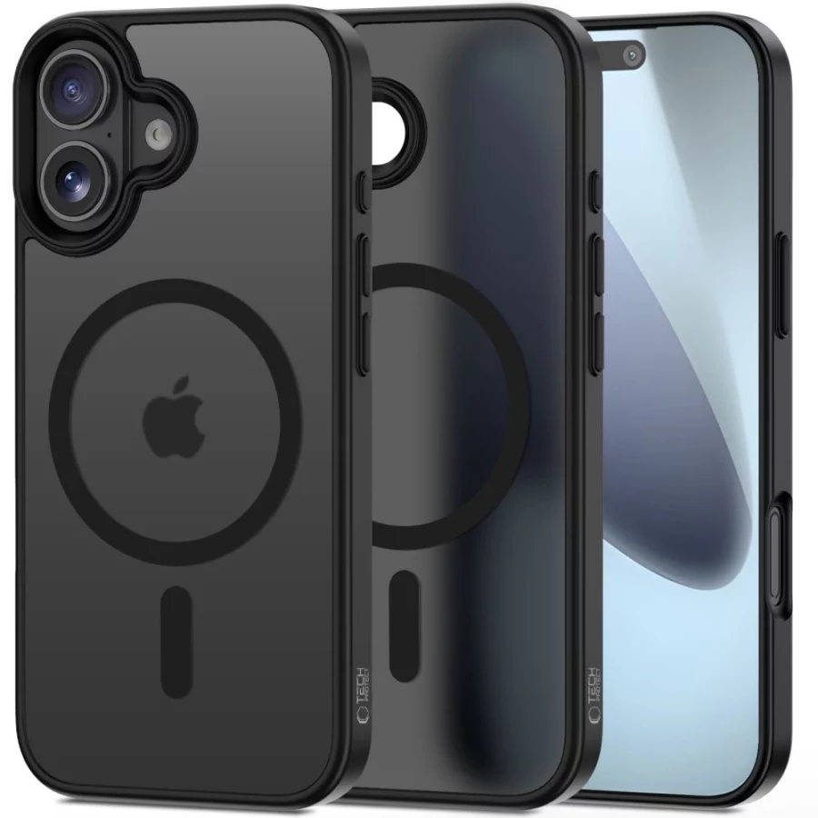 Etui Tech-Protect MagMat MagSafe na iPhone 17 - czarny mat