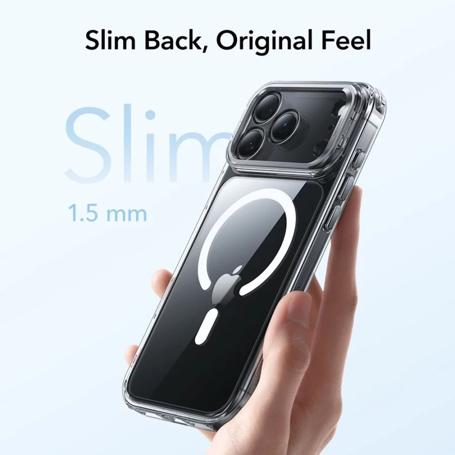 Etui ESR Classic Hybrid Kickstand MagSafe na iPhone 17 Pro - przezroczyste